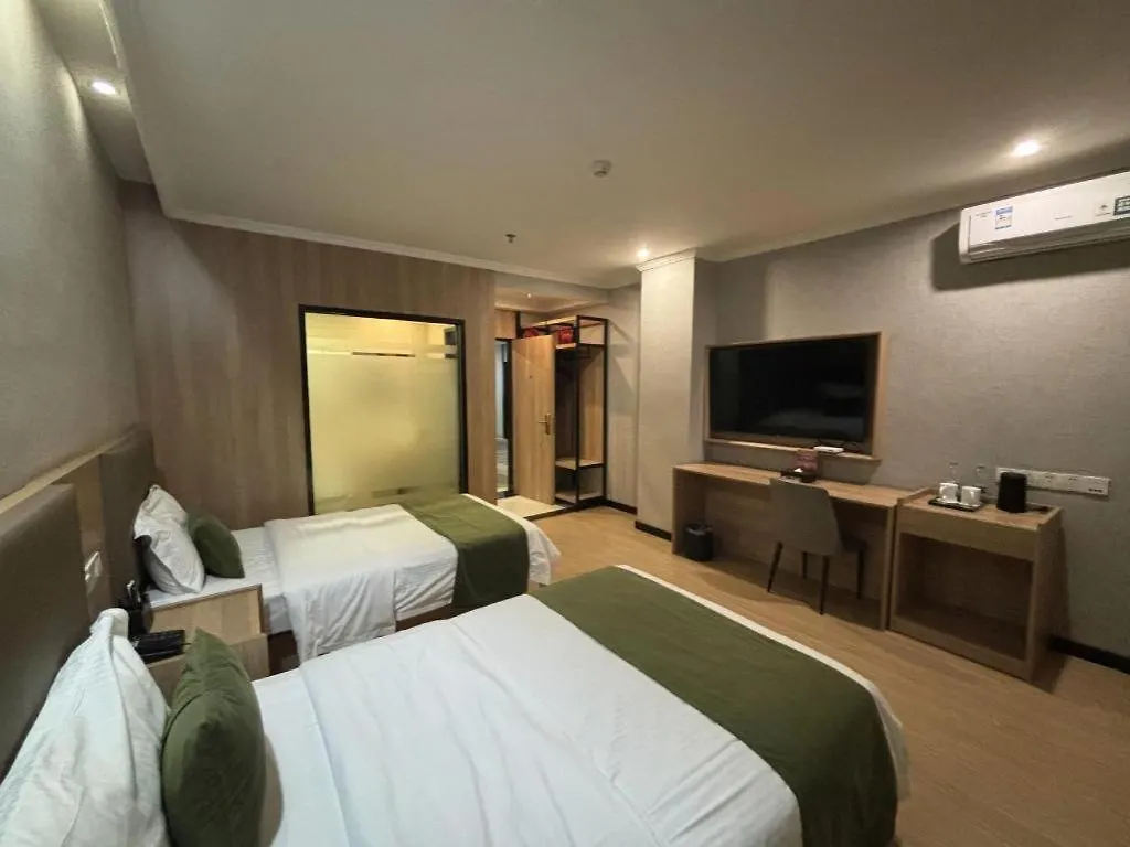 Greentree Inn Jiangsu Suzhou Kunshan Beimen Road Express Hotel סוג'ואו